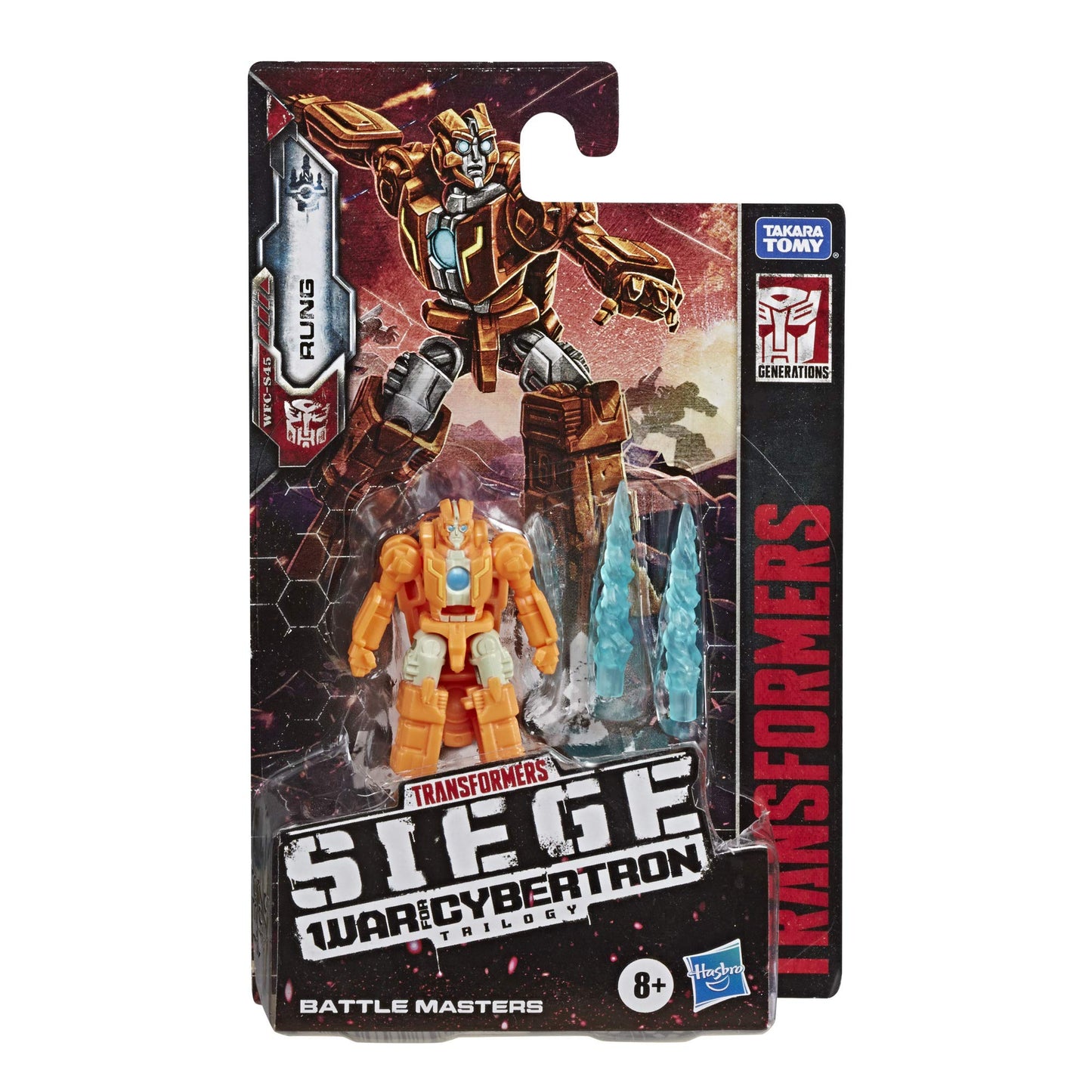 Transformers Toy Generations War for Cybertron: Siege Battle Masters WFC-S45 Rung Action Figure - 8 and Up, 1.5-inch