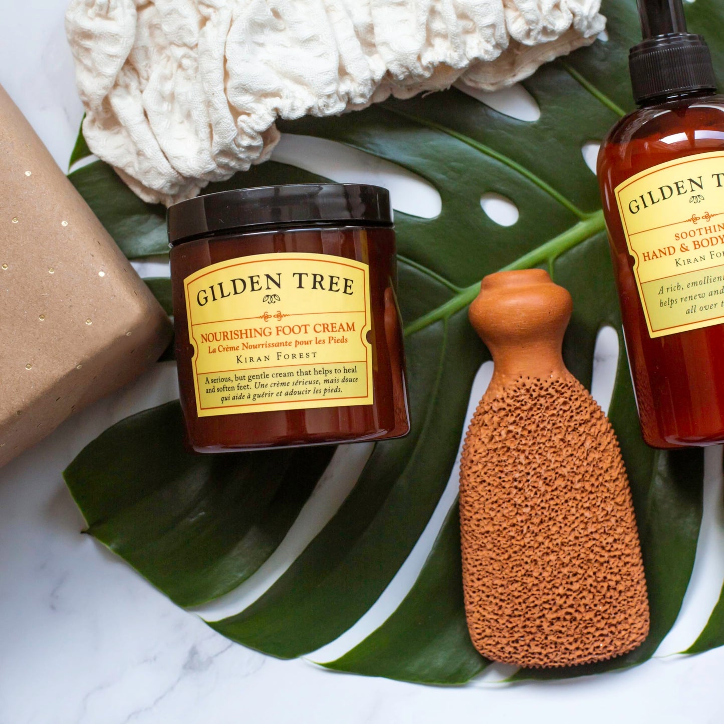 GILDEN TREE Nourishing Foot Cream with Organic Aloe Vera and Shea Butter, 8 ounce jar, Heals Dry Skin, Cracked Heels, Calluses and Softens Rough