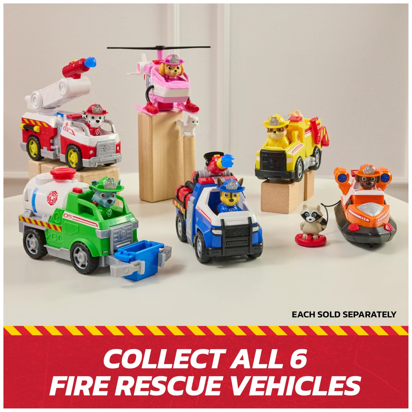 Paw Patrol Fire Rescue: Chase Rescue Fire Cruiser with Action Figure, Projectile Launcher, and Toy Truck, Kids Toys for Boys & Girls Ages 3 and Up