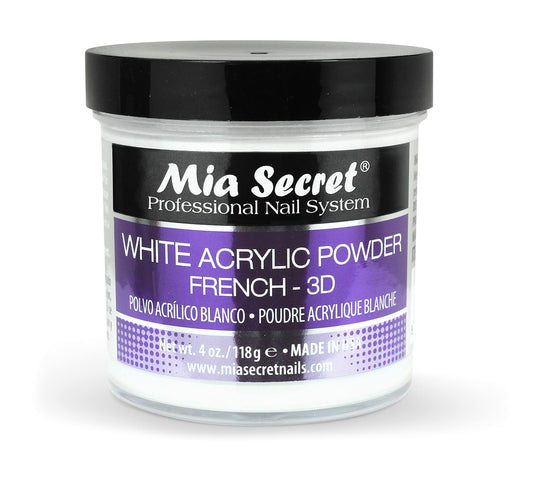 Mia Secret White Acrylic Powder (4oz) Beauty & Personal Care Mia Secret
