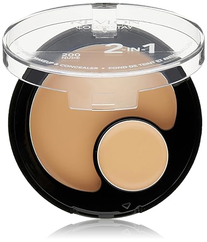 Revlon ColorStay 2-in-1 Compact Makeup & Concealer, Nude