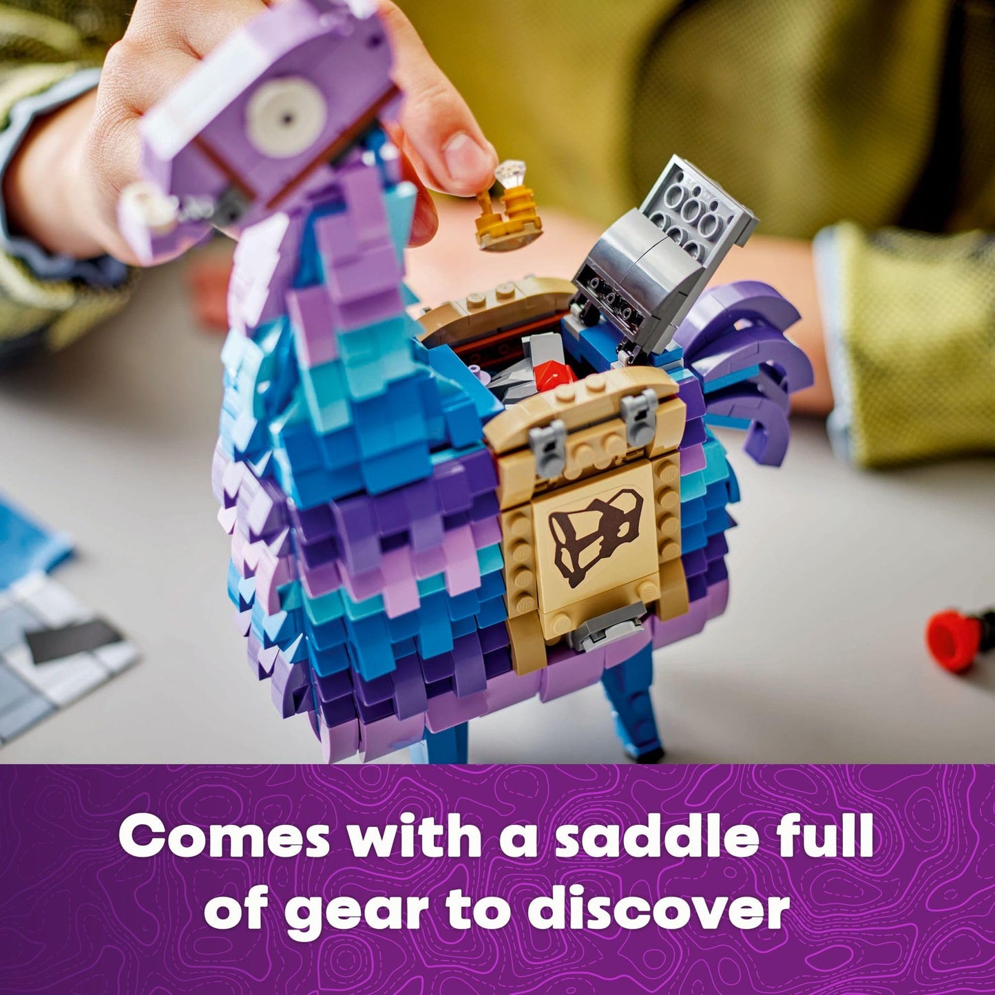 LEGO Fortnite Supply Llama 77071 Building Set, Collectible Display Model for Gamers, Fun Gift Toy for Kids, Boys & Girls Ages 12+