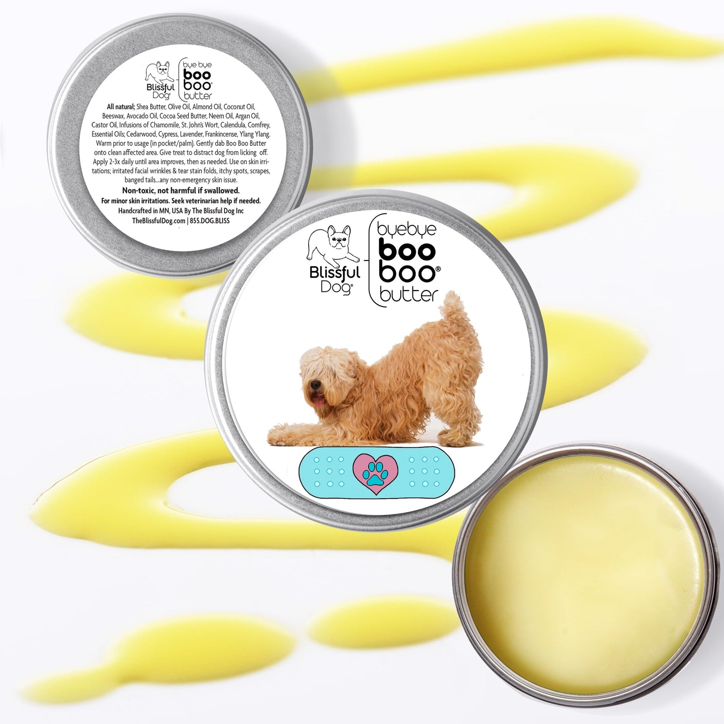 The Blissful Dog Soft Coated Wheaten Terrier Boo Boo Butter, 2 Ounce Beauty and Personal Care The Blissful Dog