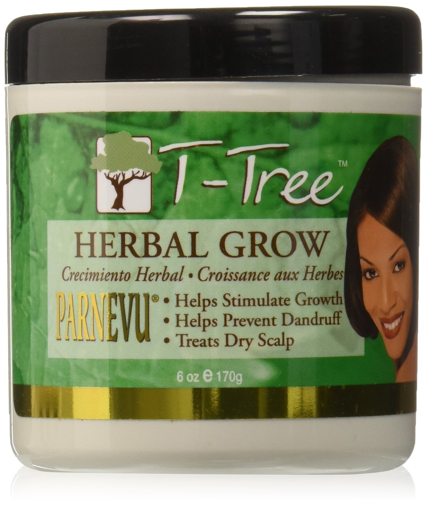 Parnevu T-Tree Herbal Grow Oil, 6 Ounce
