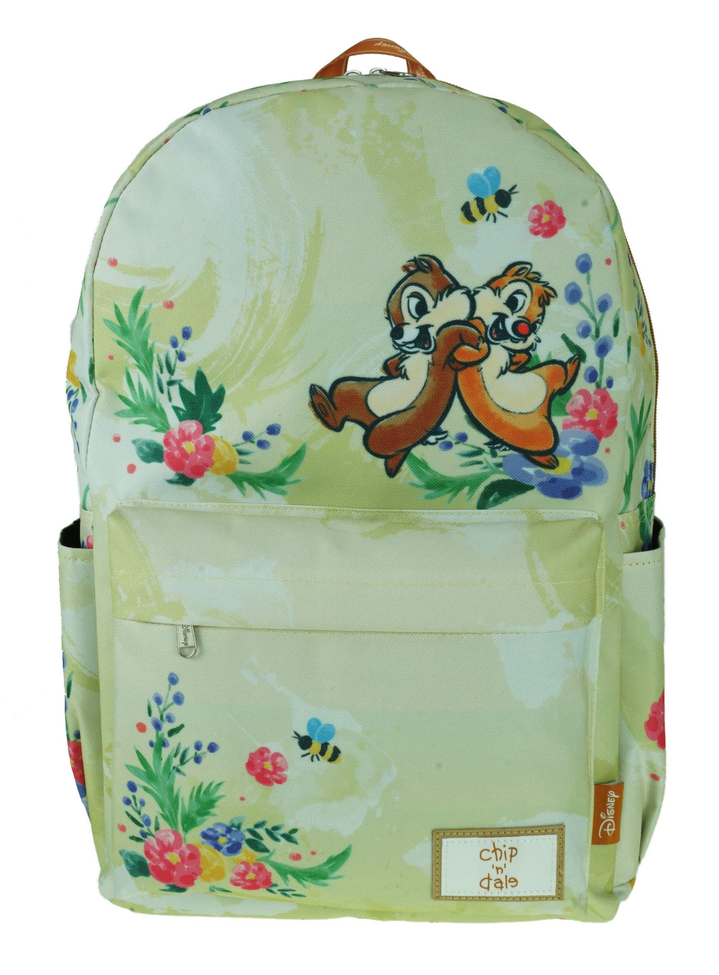 KBNL Classic Disney Chip'N'Dale Backpack with Laptop Compartment for School, Travel, and Work, Multicolor, Large