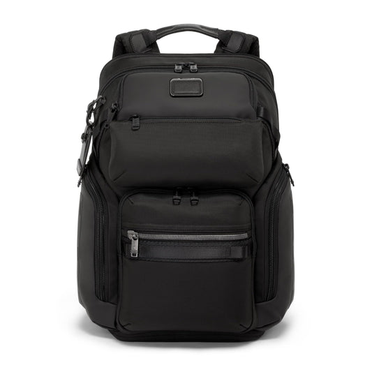 TUMI - Alpha Bravo Nomadic Backpack - Men's Durable Carry On Bag - 18.8" X 15.0" X 9.0" - Fits up to 15" Laptop - Black