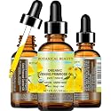 Botanical Beauty Organic EVENING PRIMROSE OIL 100% Pure Natural Undiluted Unrefined Virgin Cold Pressed Carrier Oil for face, skin, hair, nails (4 Fl