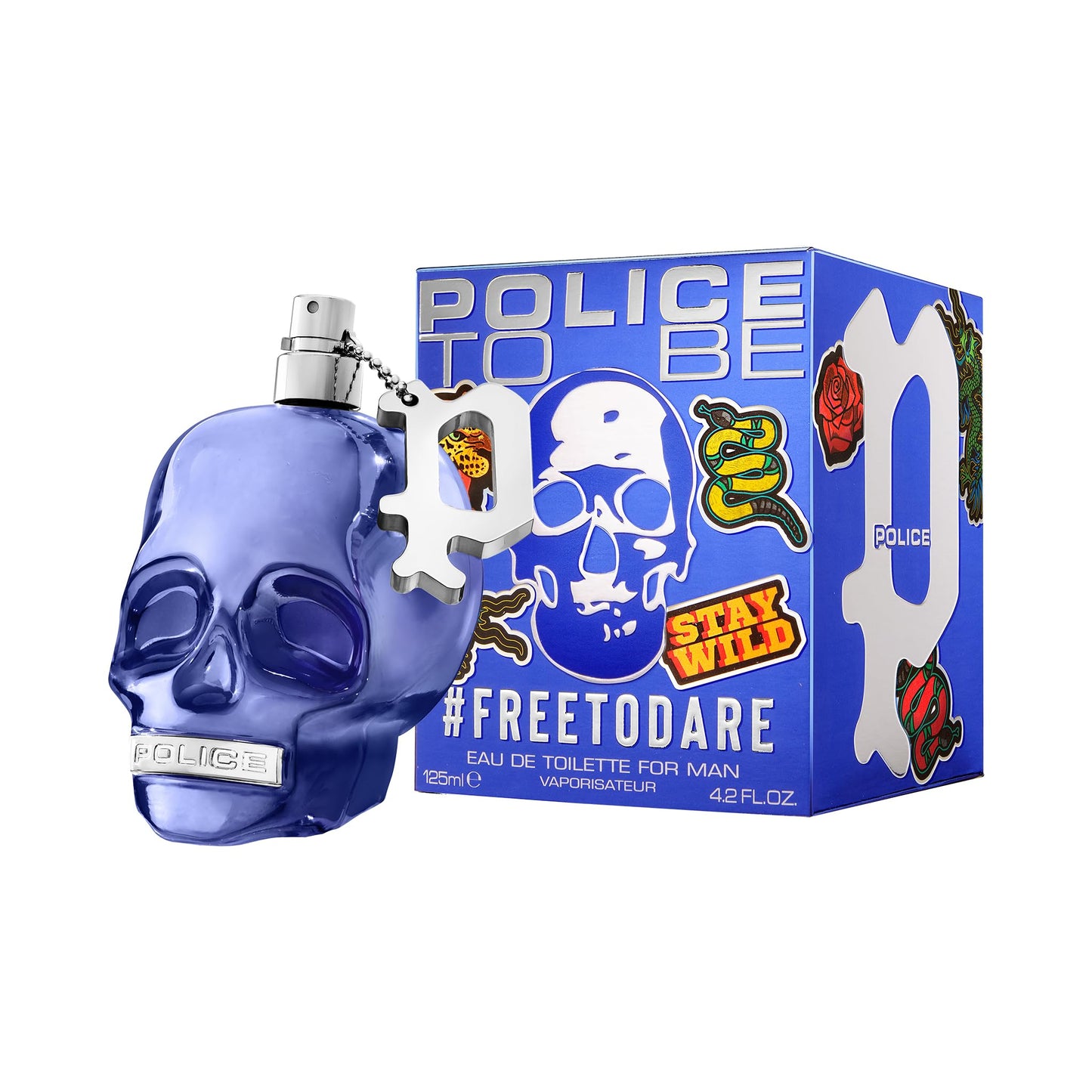 Police TO BE #FREETODARE MAN 4.2 oz - EDT Body Spray, Long Lasting Cologne for Men - Amber and Fougère Scent - Charismatic and Energizing, Fresh