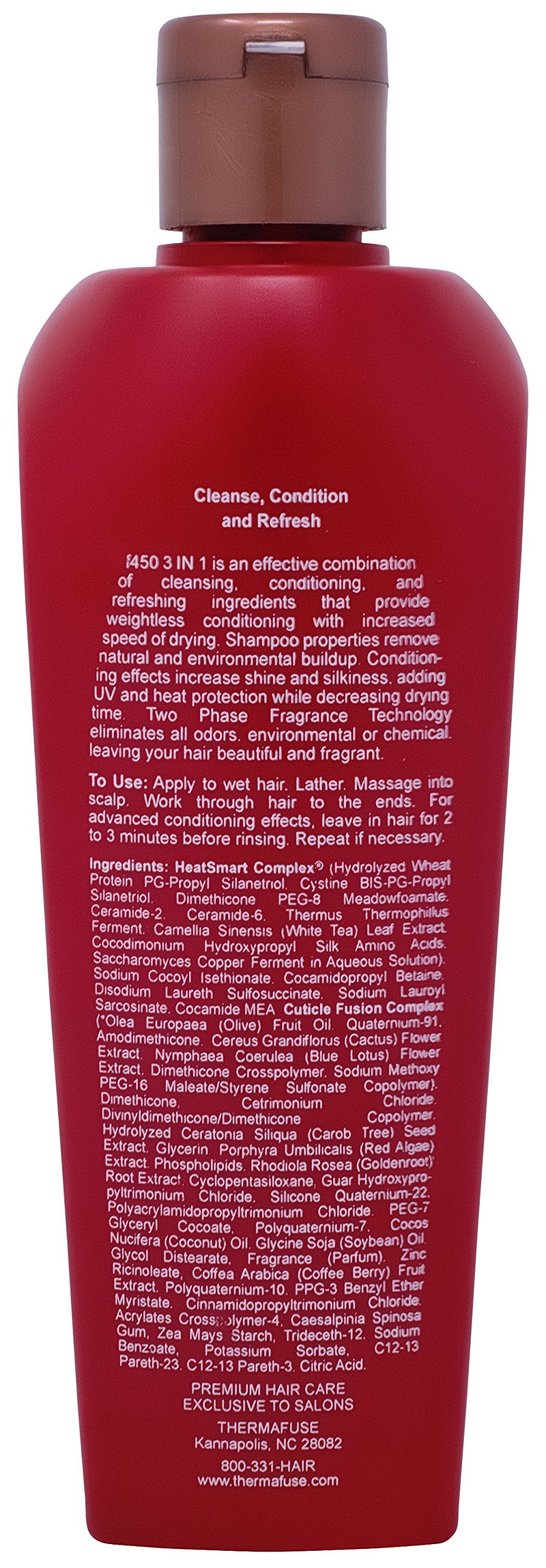 Thermafuse f450 3 in 1 Shampoo & Conditioner 10oz