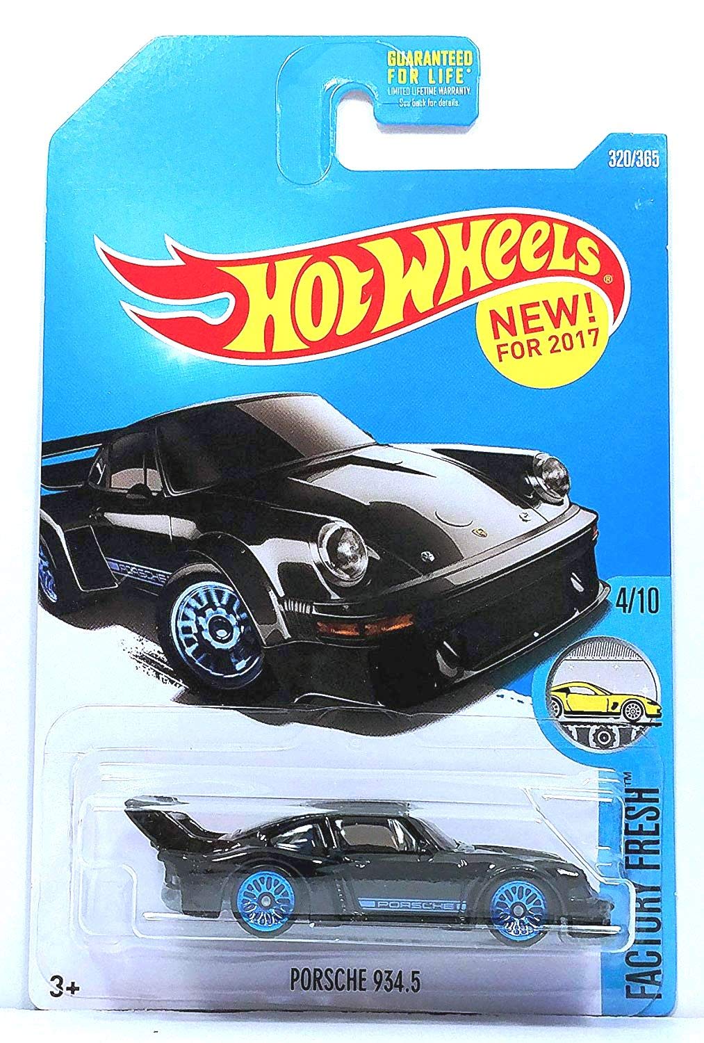 Hot Wheels 2017 Factory Fresh Porsche 934.5 320/365, Black