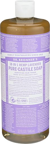 Dr. Bronner's, Pure Castile Soap, Liquid Soap, Lavender Hemp, 32 oz