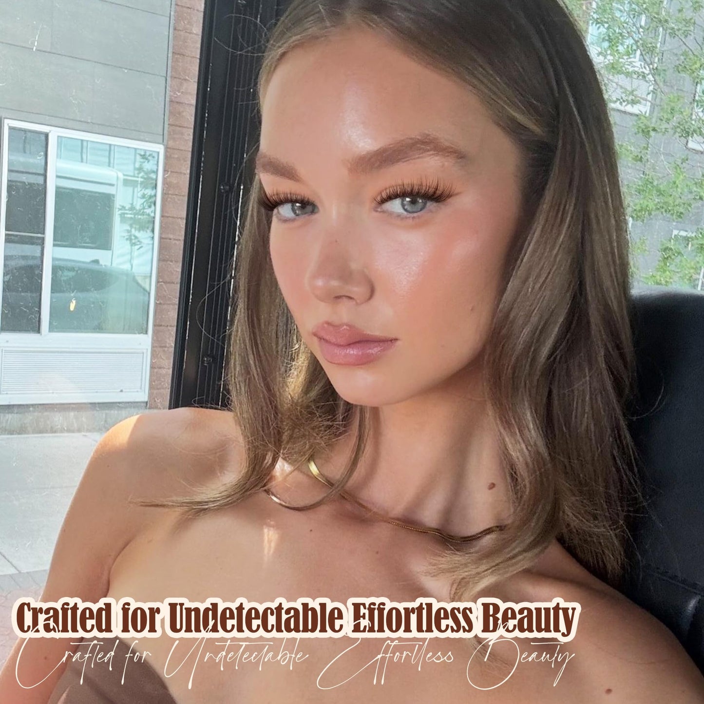 Brown Lash Clusters Wispy Eyelash Clusters Natural Cluster Eyelash Extensions C Curly Lashes Clusters Dark Brown Individual Lashes by Lanflower Beauty and Personal Care LANFLOWER