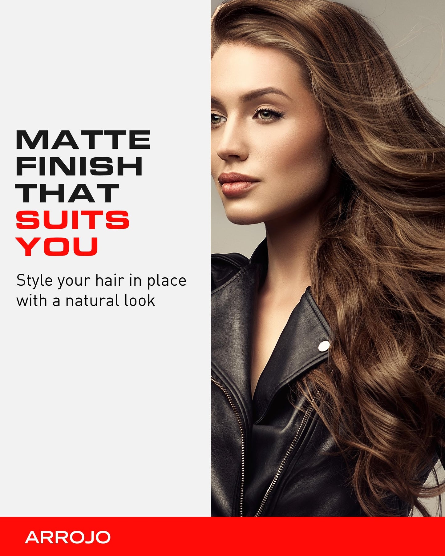 ARROJO Texture Hair Paste - Matte Finish Hair Styling Products - Mid-Hold Hair Paste for Men & Women - Molding Paste w/Vitamin B5 & Oat Proteins