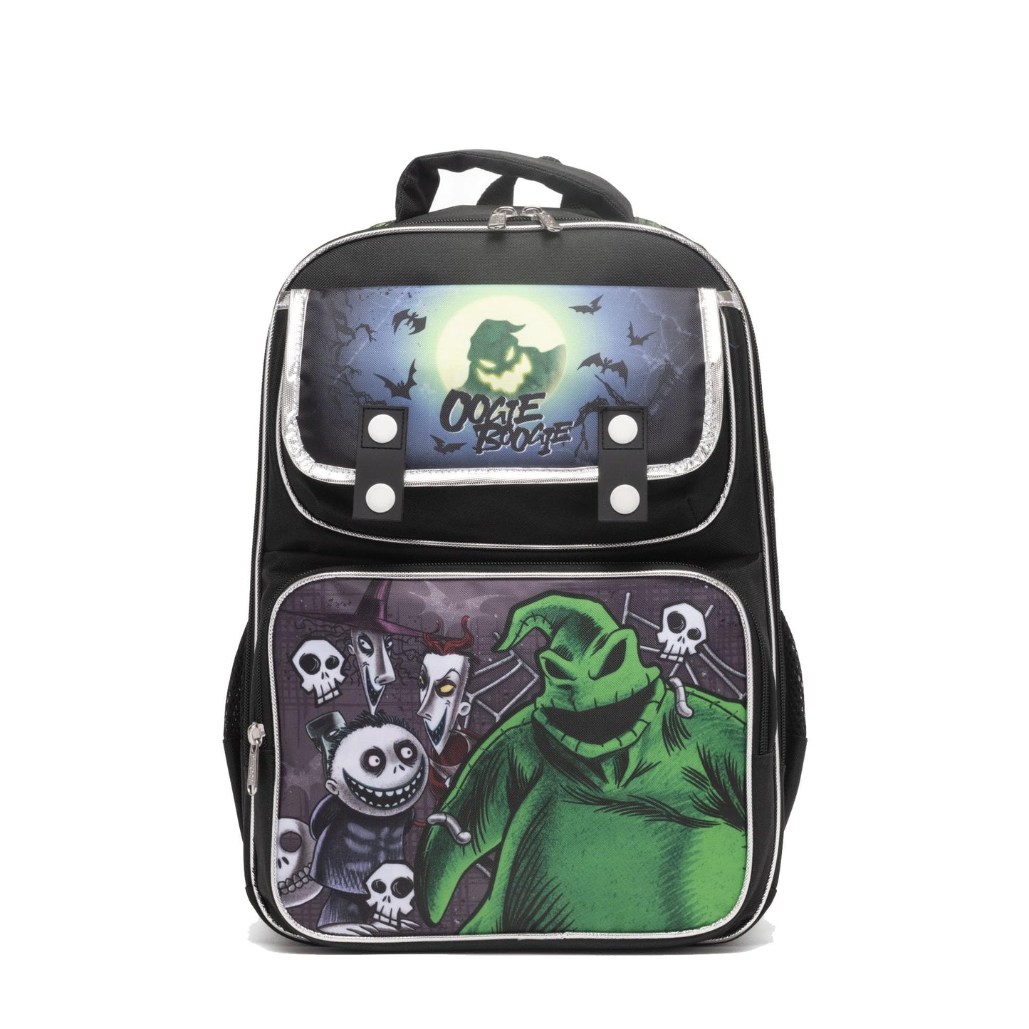 Ruz - Nightmare Before Christmas Oogie Boogie Large School backpack with Padded Back and Adjustable Straps, A28254