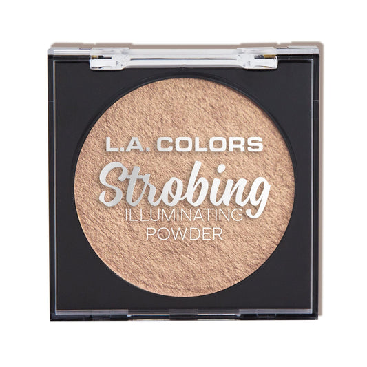 L.A. COLORS Strobing Illuminating Powder, Gold Halo CSP255