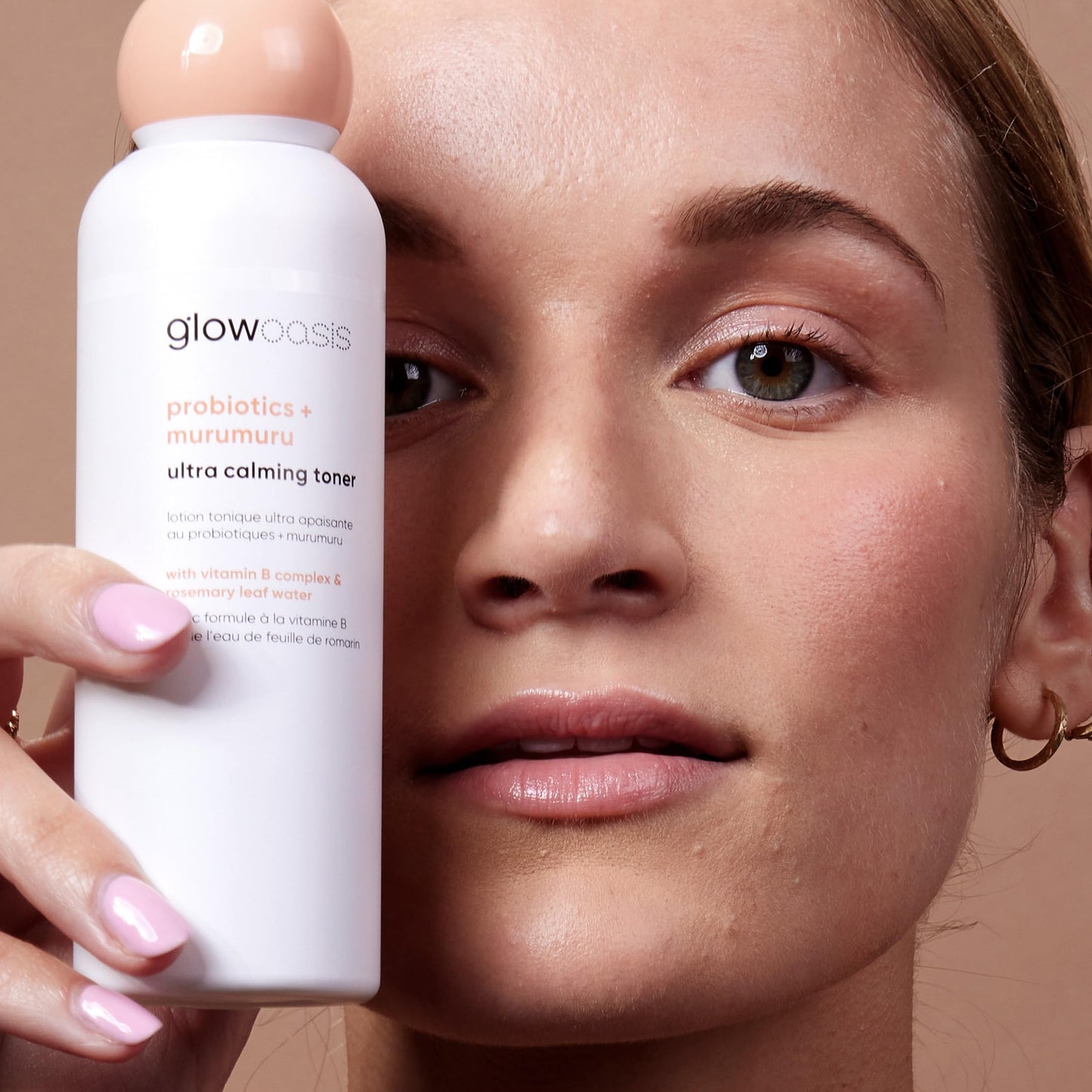 glowoasis Probiotics + Murumuru Ultra Calming Facial Toner | Hydrating Toner | Face Toner for Women and Men | Face Toner | Fragrance-Free Toner
