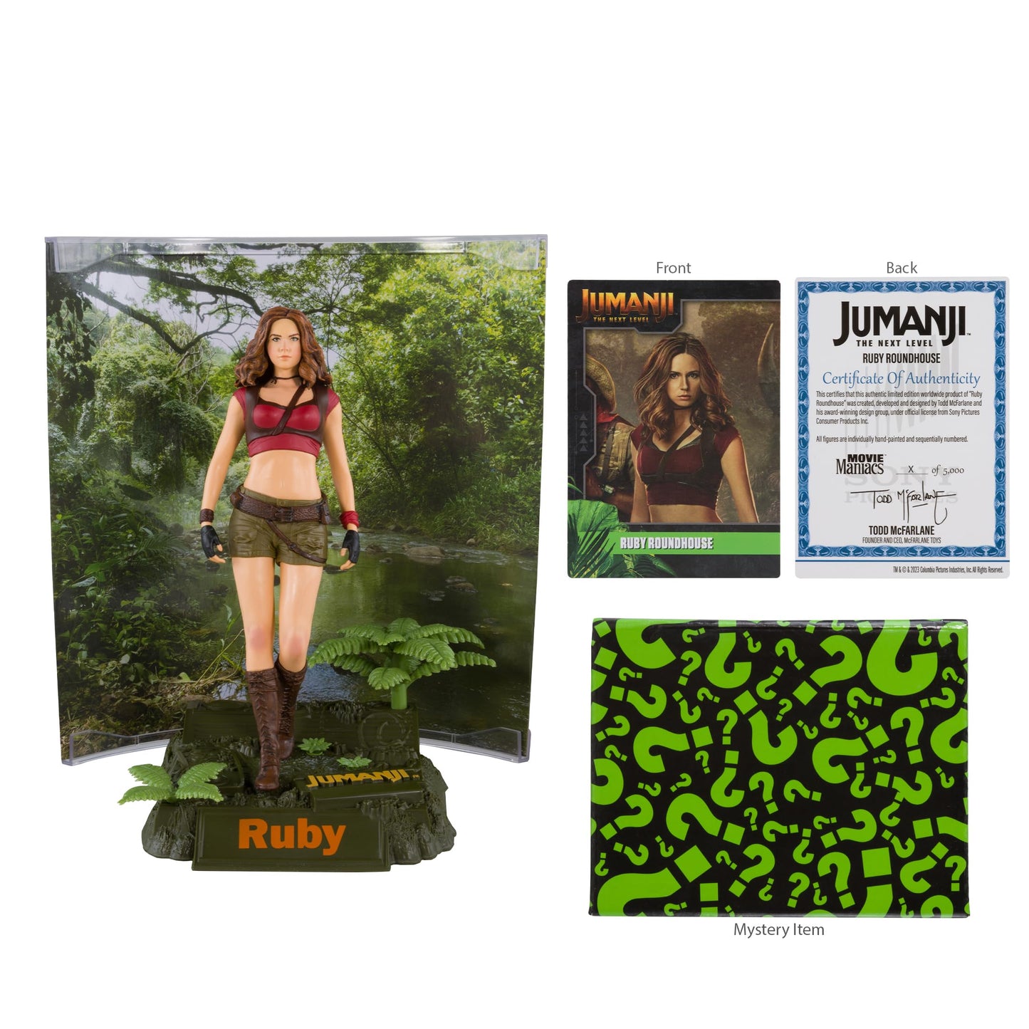 McFarlane Toys - Movie Maniacs Ruby Roundhouse (Jumanji) 6in Posed Figure