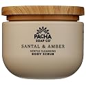 PACHA SOAP Santal & Amber Body Scrub, 15 OZ
