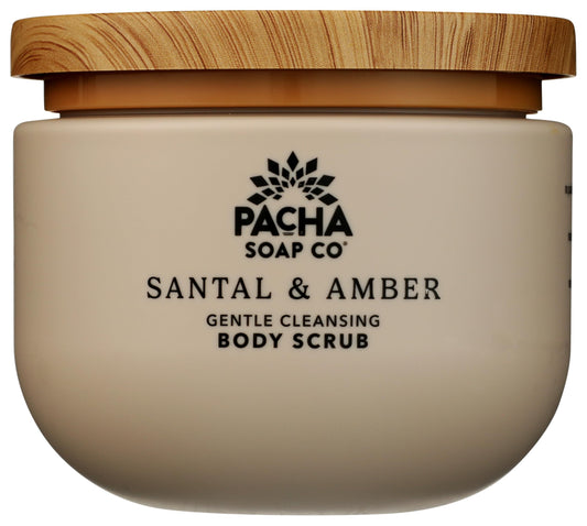 PACHA SOAP Santal & Amber Body Scrub, 15 OZ Beauty & Personal Care Pacha Soap Co