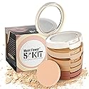 Meao Multi-layer 5 Colour Makeup Compact Make up Contour Face Bronzing Foundation Correcting Pressed Powder Facial Base Contouring Beauty Cosmetics