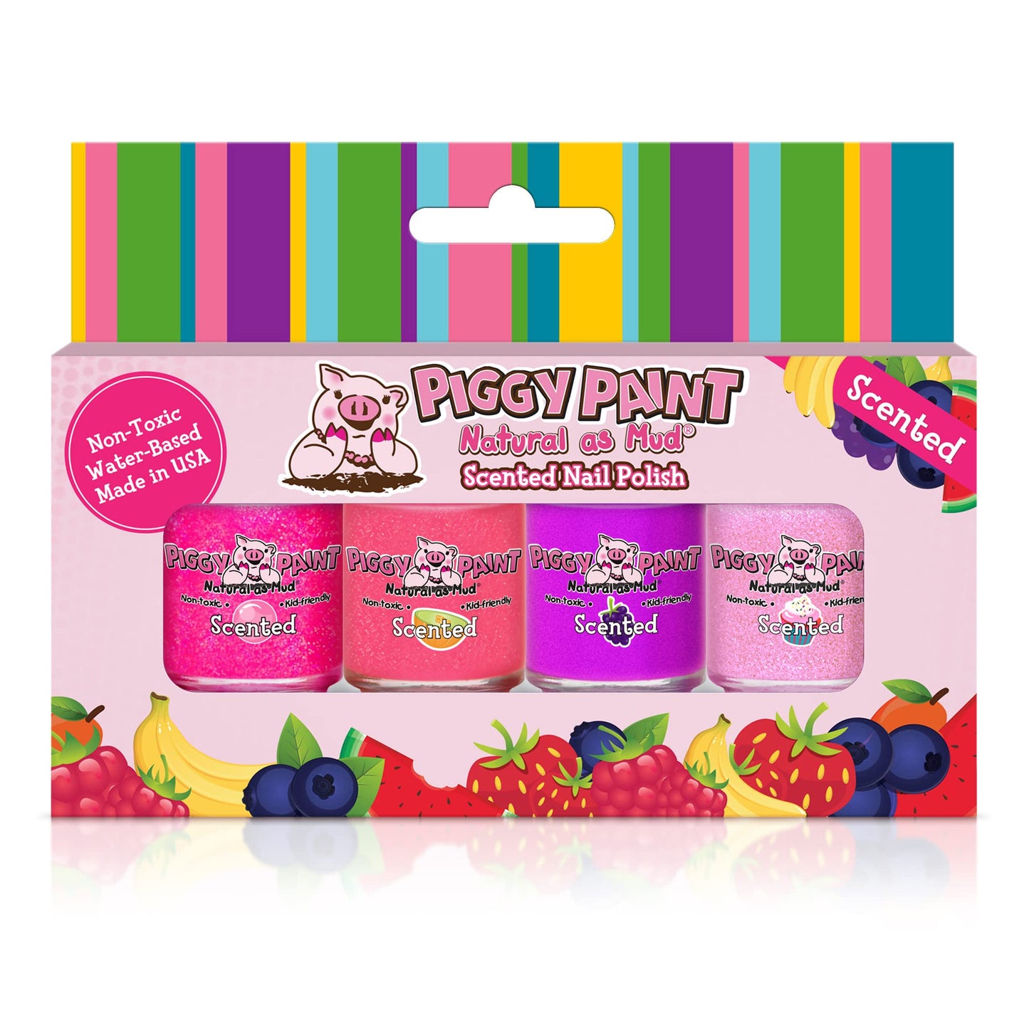 Piggy Paint Nail Polish - Non-Toxic Polish for Little Girls, Toddlers, & Kids, Water Based Formula, Safe, Cruelty Free, Vegan, & Natural, Durable Beauty & Personal Care Piggy Paint