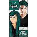 Splat Deep Emerald Semi Permanent Hair Dye Kit with Bleach, 1 Application, Includes Green Hair Dye, Oxide & Bleach Powder, Vegan & Cruelty Free Hair