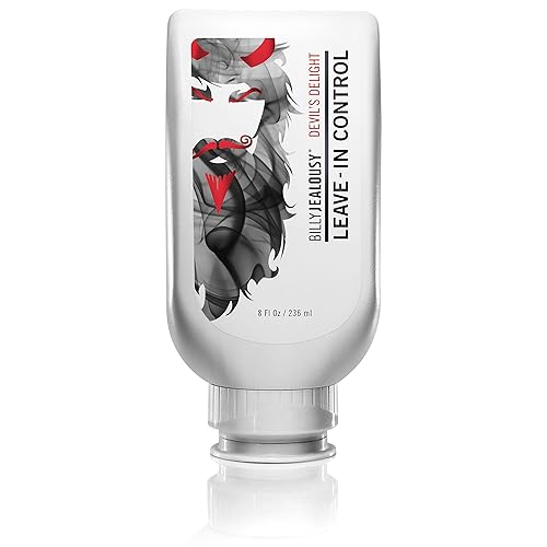 Billy Jealousy Devils Delight Beard Control Leave in Beard Conditioner for Men with Aloe Leaf Juice, Hops Extract & Witch Hazel, Softens Hair
