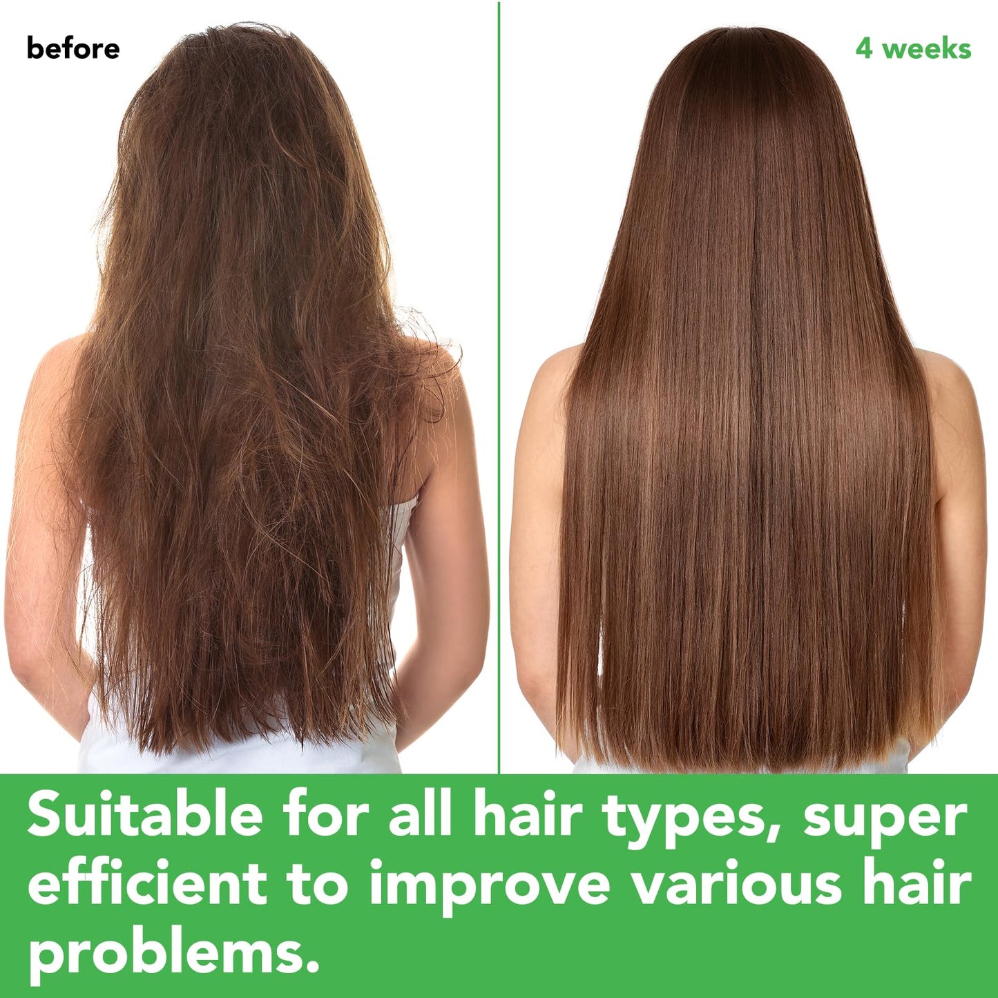Rosemary Mint Shampoo and Conditioner set Infused with Biotin Promotes Hair Growth & Scalp Health, Strengthen Weak and Brittle Hair for All Hair Types
