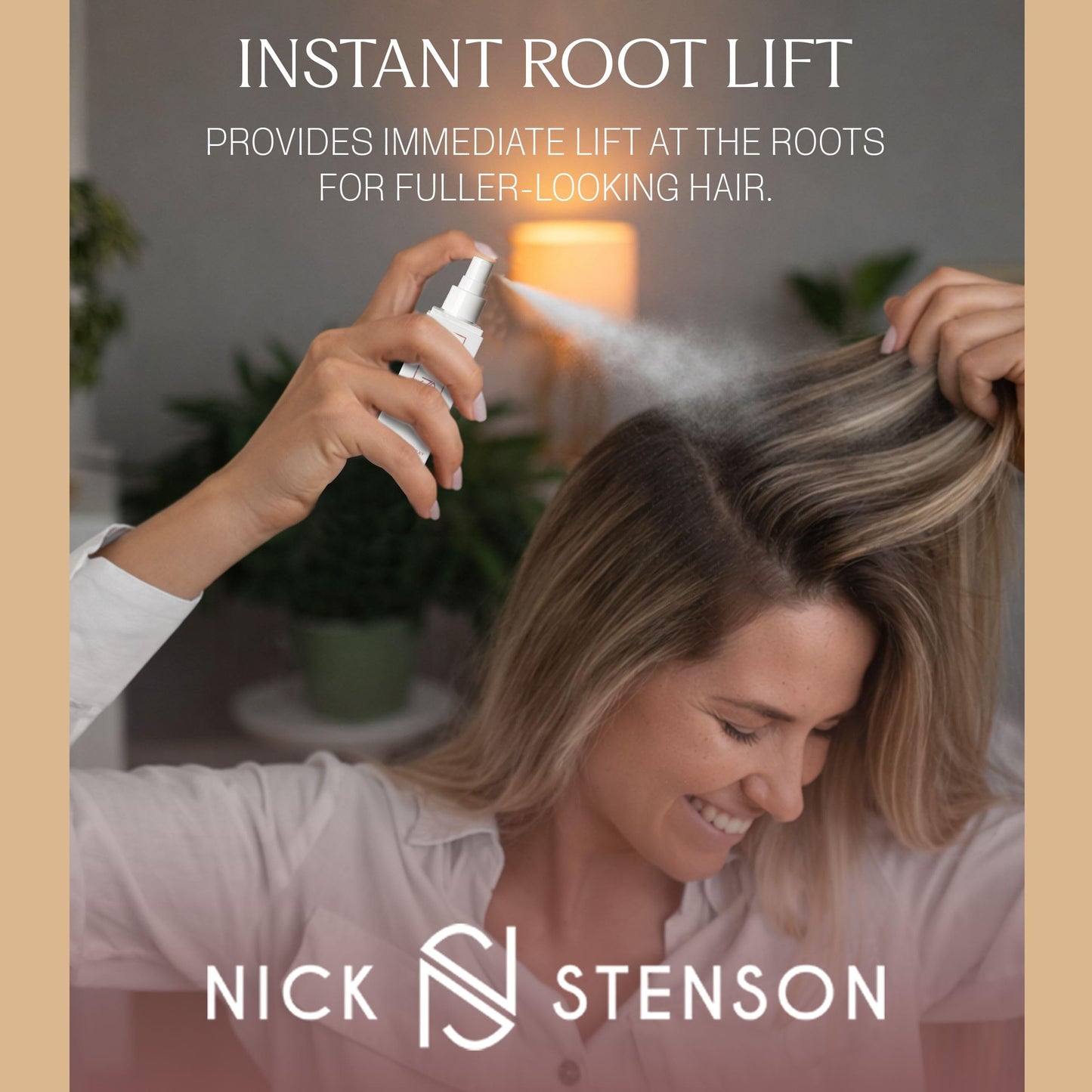 Nick Stenson Root Lifter Spray - For Fine Hair - Instantaneous Lift - Builds Body with a Soft Finish - Vegan and Colorsafe - 6 oz.