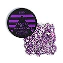 Secret of Pharaoh Holographic Chunky Glitter Gel for Face, Body, Hair - Purple Sparkle | Vibrant Colores, Festival and Party Makeup - Versatile