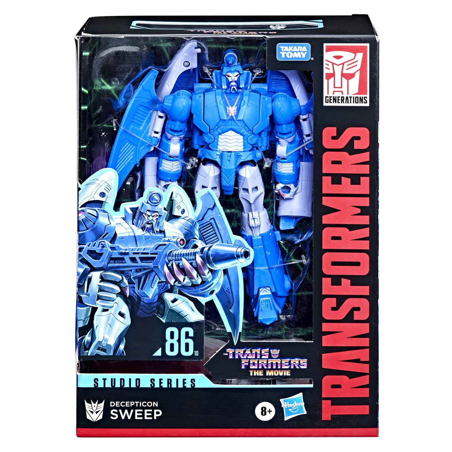 Transformers Toys Studio Series 86-10 Voyager Class The The Movie 1986 Decepticon Sweep Action Figure, Ages 8 and Up, 6.5-inch