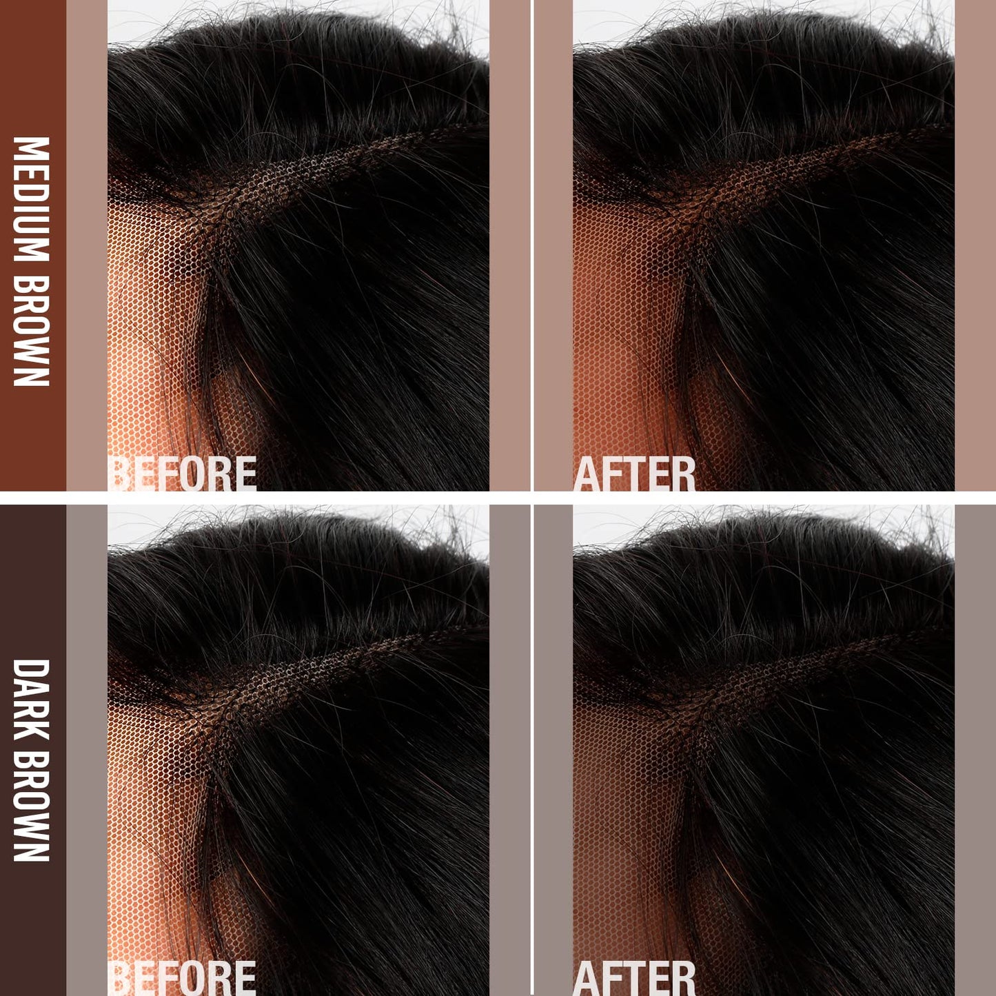 STAR CARE 1 THE 4 Cosmetics Argan & Olive Infused Lace Tint Mousse 3.38oz/ 100ml Concealer Tinted Mousse for Lace Wigs Hair Wigs Perfect Match Your