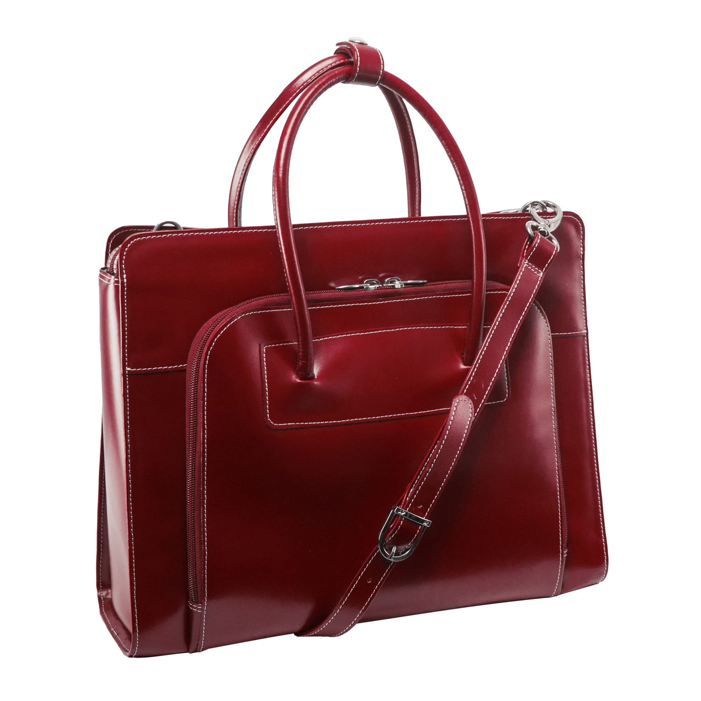 McKlein LAKE FOREST, 15" Leather Business Women Laptop/Tablet Briefcase Bag/Leather Case, Computer Travel Case, Laptop Professional Shoulder Bag
