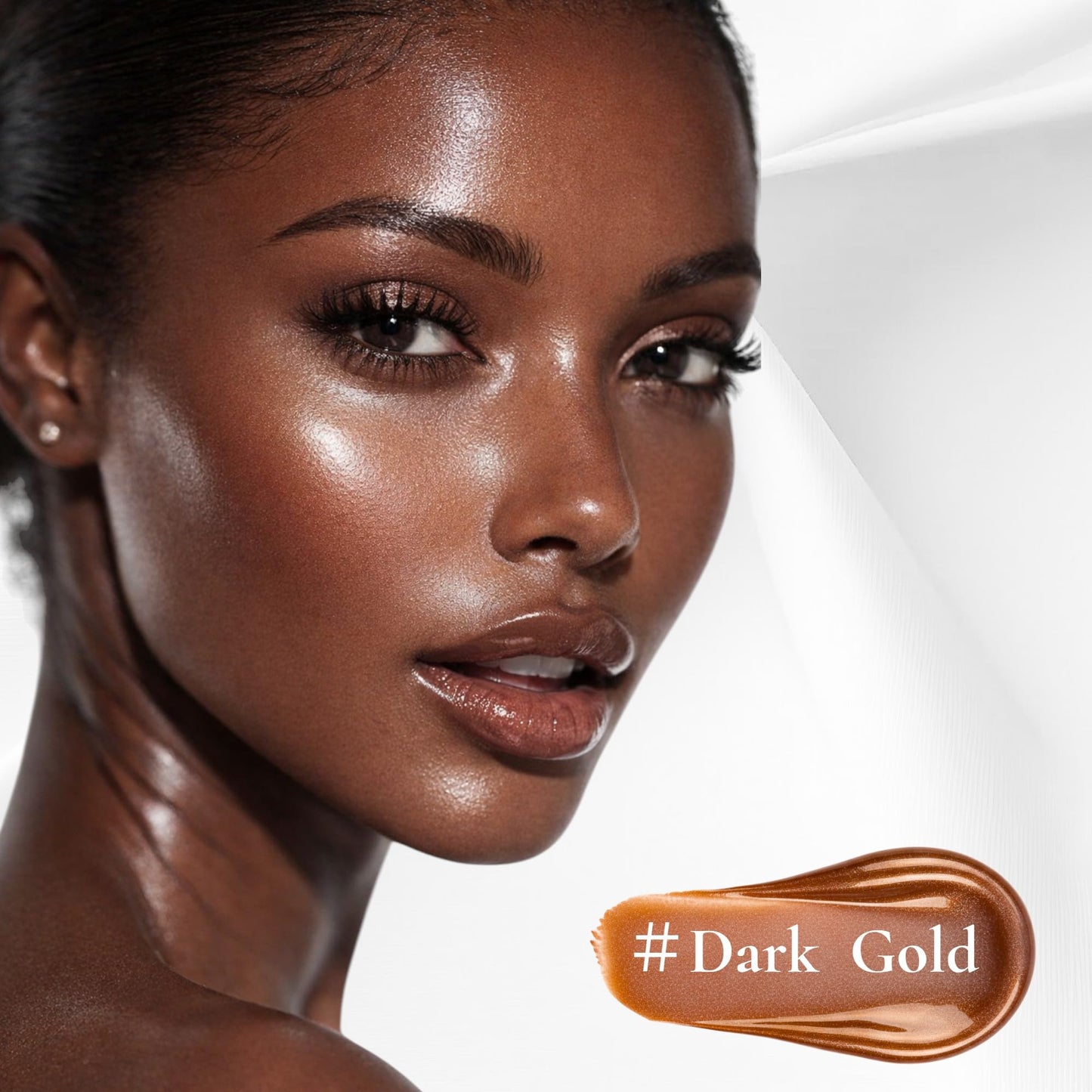 b.pure Moisturizing Bronzer Drops | Dark Gold | Tinted Face & Skin Glow Enhancer | 1 oz, 3-Pack