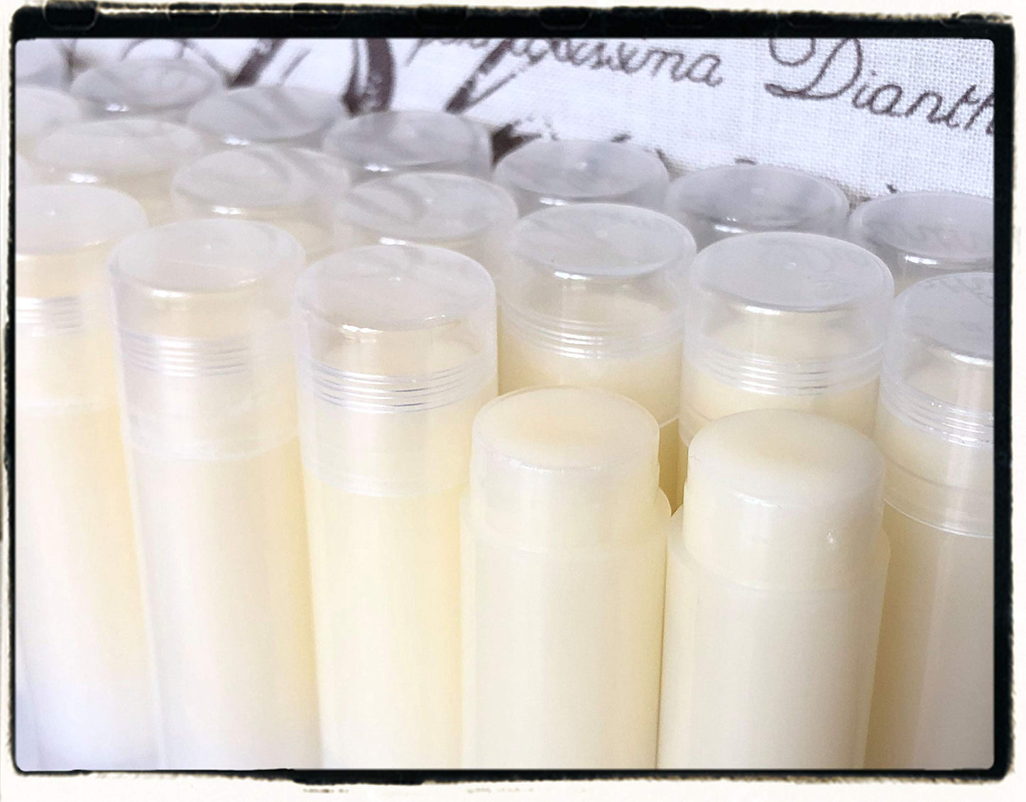 WHOLESALE Handmade Vanilla Flavored Lip Balms Without Labels for DIY Favors or Resale (90) Beauty and Personal Care Red Barn Farm of Maine