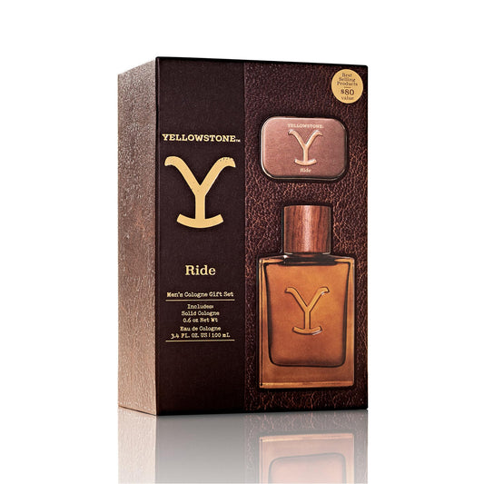 Yellowstone Ride Men's Cologne Gift Set by Tru Western Beauty & Personal Care Tru Fragrance Beauty