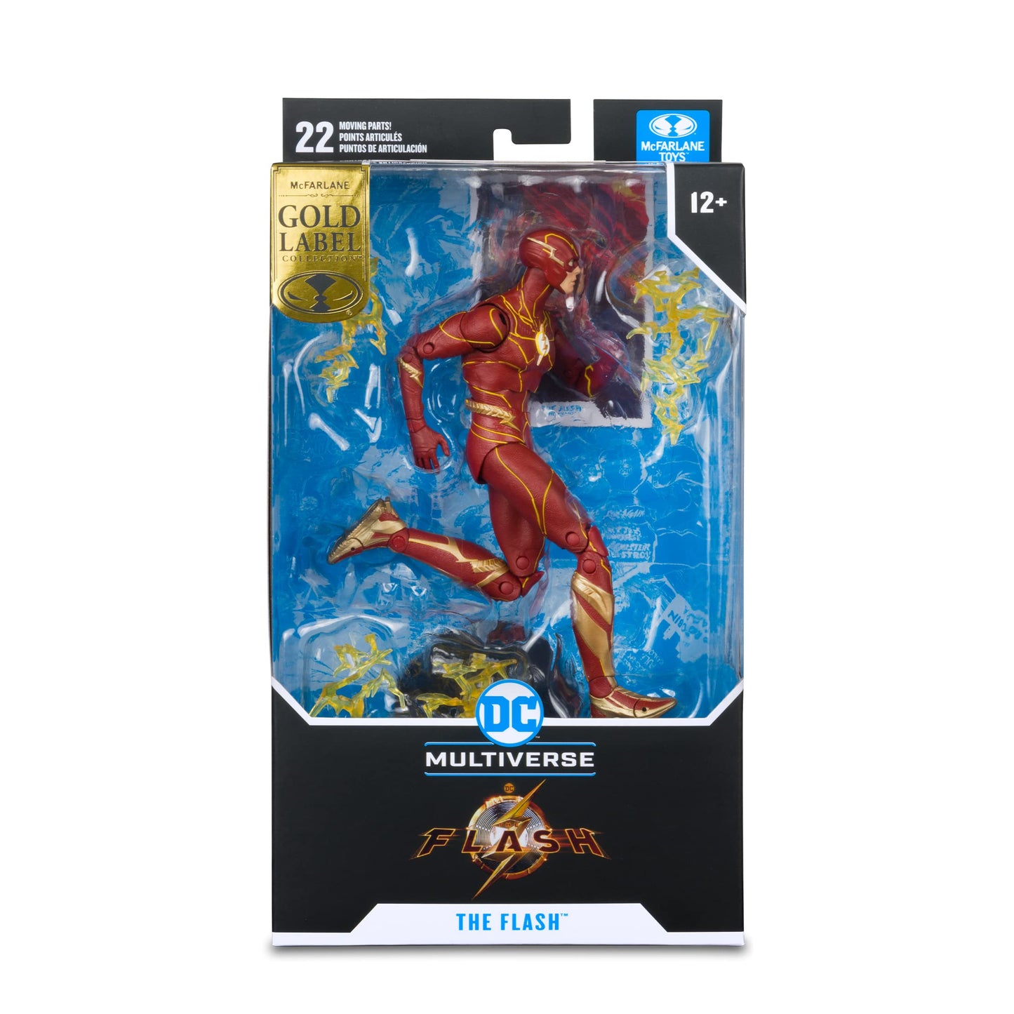 McFarlane Toys The Flash Speed Force Variant (The Flash Movie) 7 Figure Store Exclusive Gold Label