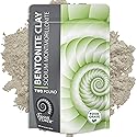 FOSSIL POWER Bentonite Clay Food Grade Powder 2 Lb - Natural Heavy Metal Detox & Pore Cleansing | Indian Healing | DIY Hair & Facial Mask Treatment