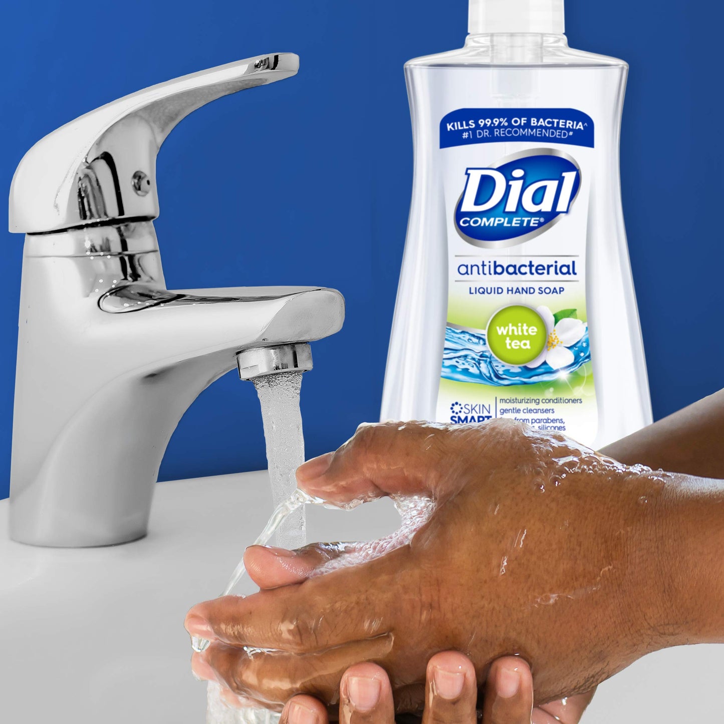 Dial Antibacterial Liquid Hand Soap, White Tea, 7.5 Ounce