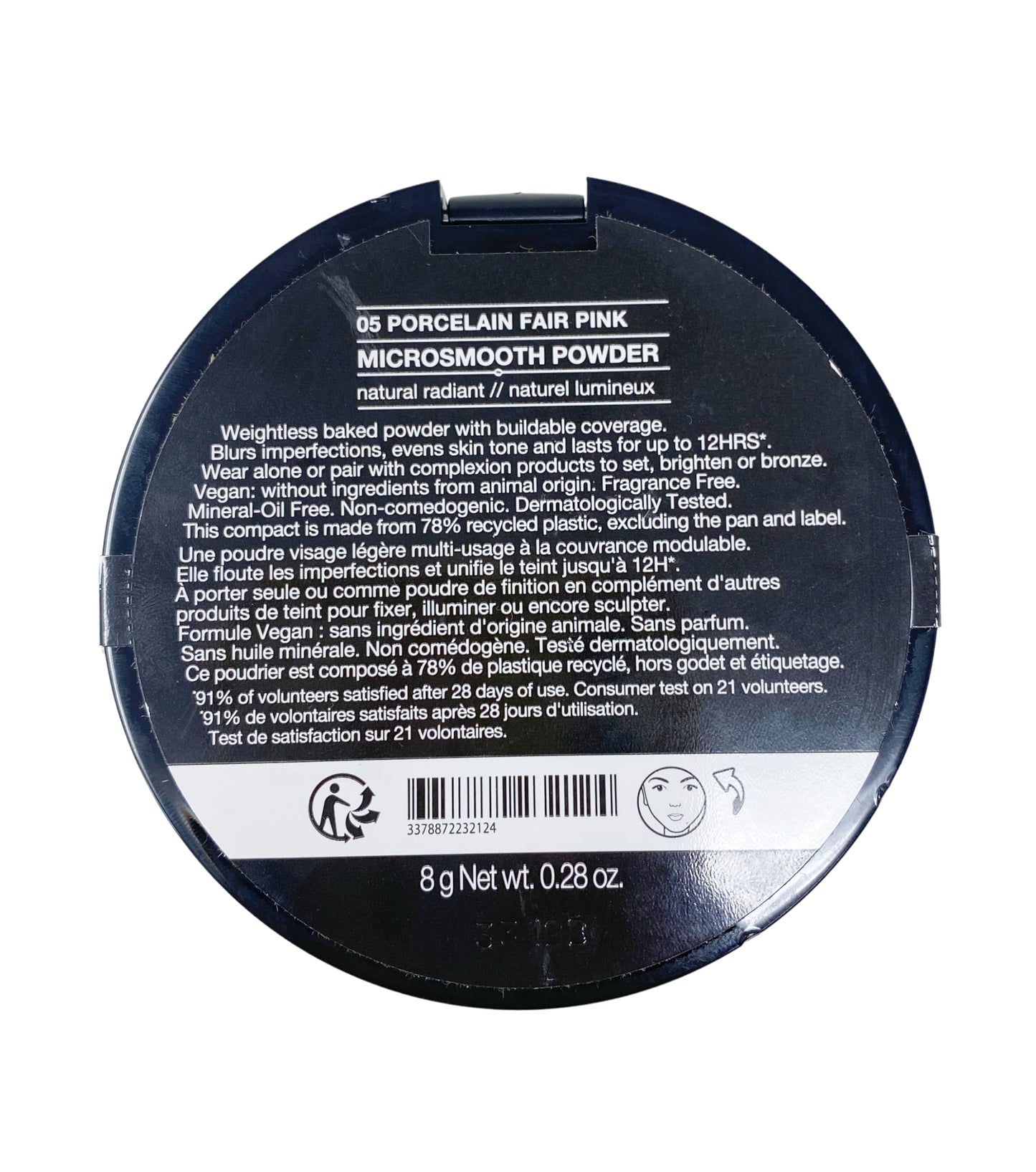 Sephora Microsmooth Powder - 05 Porcelain Fair Pink (.28 Oz)