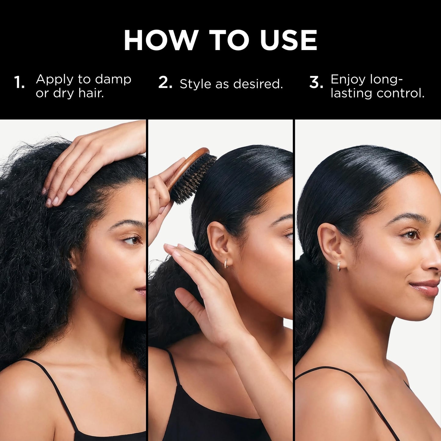 Style Factor EDGE BOOSTER® Strong Hold Styling Gel | Alcohol-Free Hair Gel with Camellia Sinensis Seed Oil for Curly, Wavy & Sleek Styles | Frizz