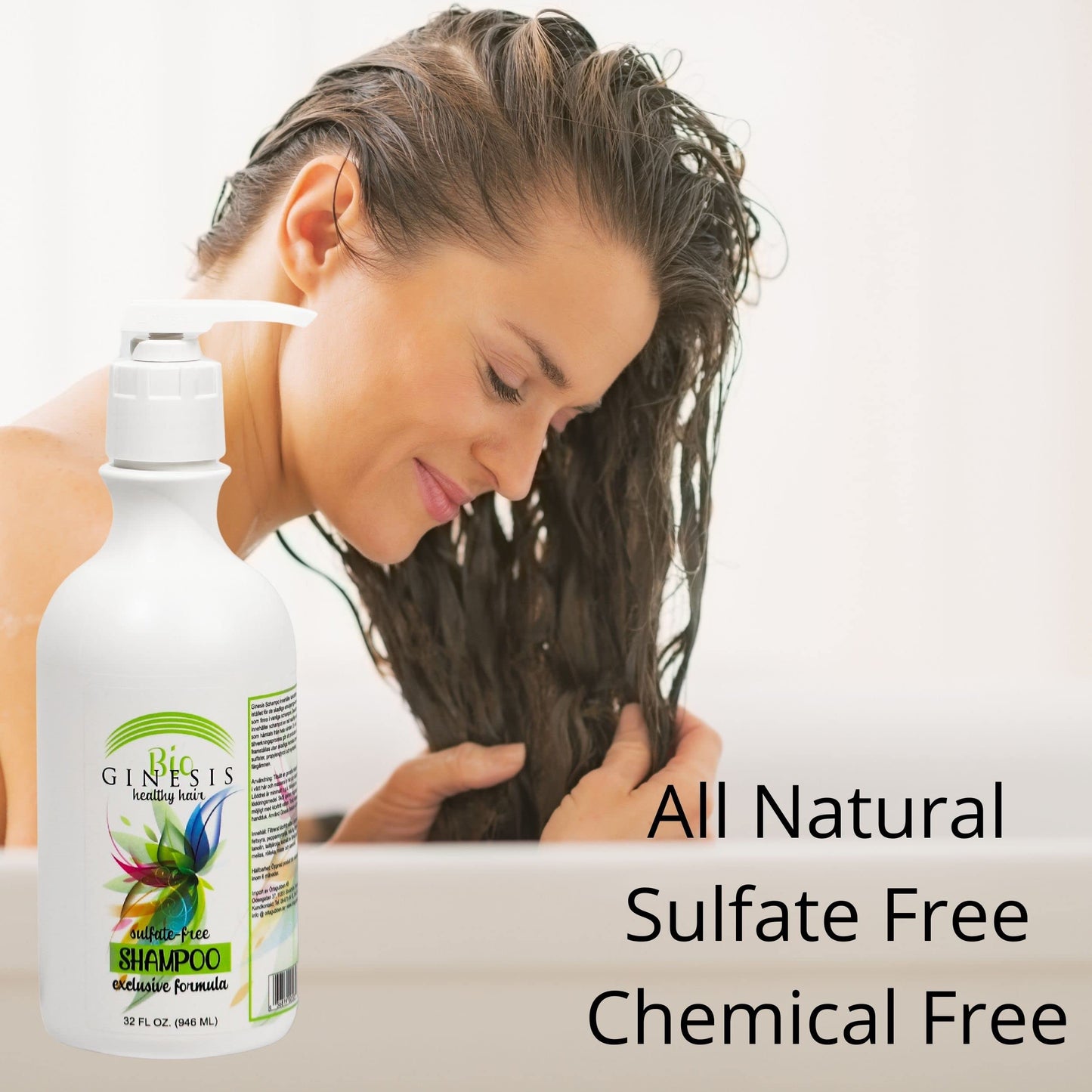 Ginesis Bio Healthy Hair Natural Shampoo (32-Ounce)