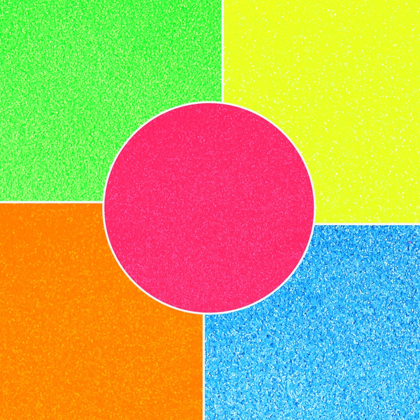 MARBLERS Cosmetic Grade Fine Glitter 5-Pack [Neon Max] 0.90oz (25g) | Non-Toxic | Vegan | Cruelty-Free | Eyeshadow, Nail Polish, Nail Art | Festival