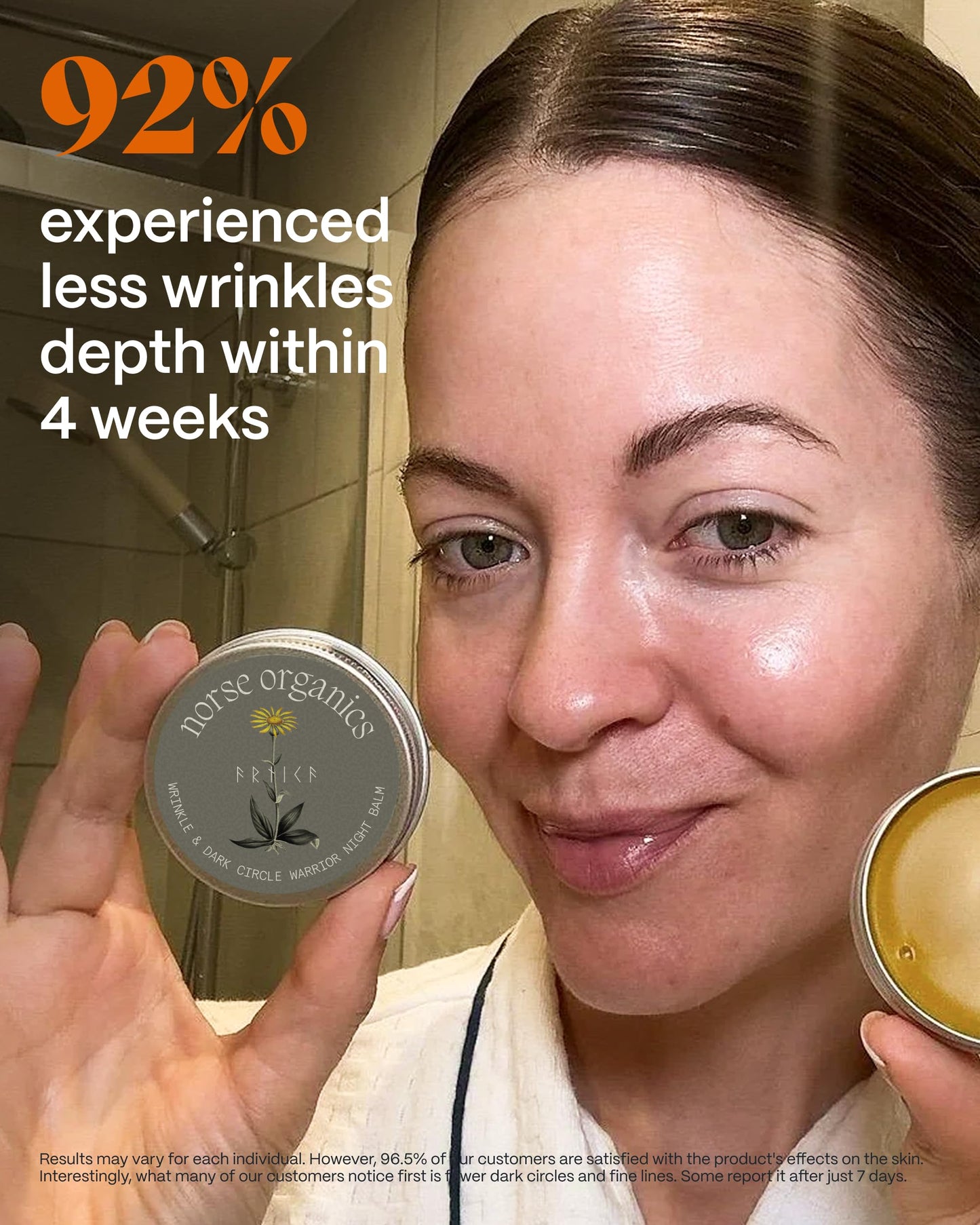 Norse Organics | Anti Age & Glow Ritual | 3 Step System Wrinkle Warrior Day Balm Face Scrub | Wild Arnica Pomegranate Arctic Herbs | Natural Skincare