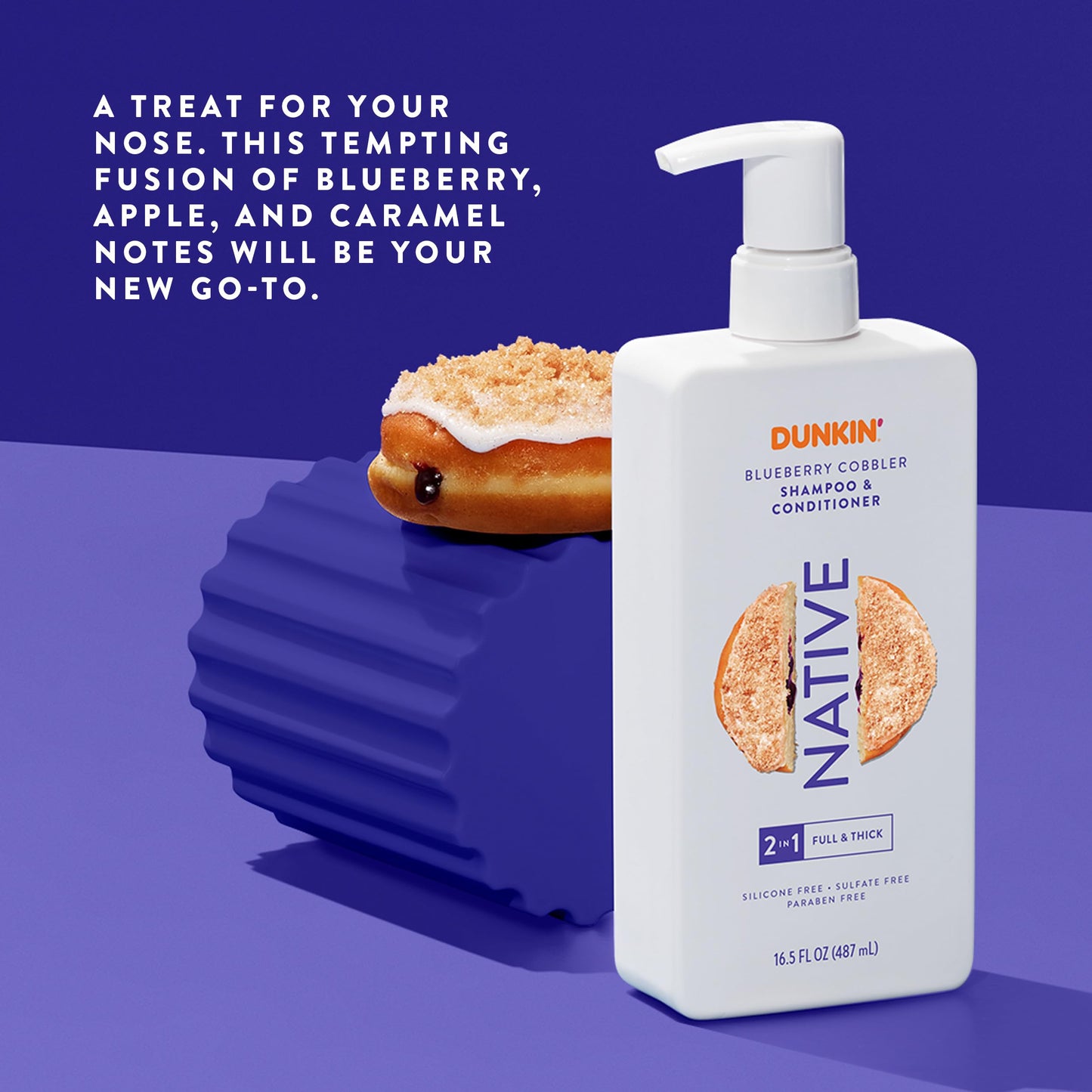 Native | Limited Edition | Blueberry Cobbler |2-in-1 Shampoo and Conditioner| 16.5 oz