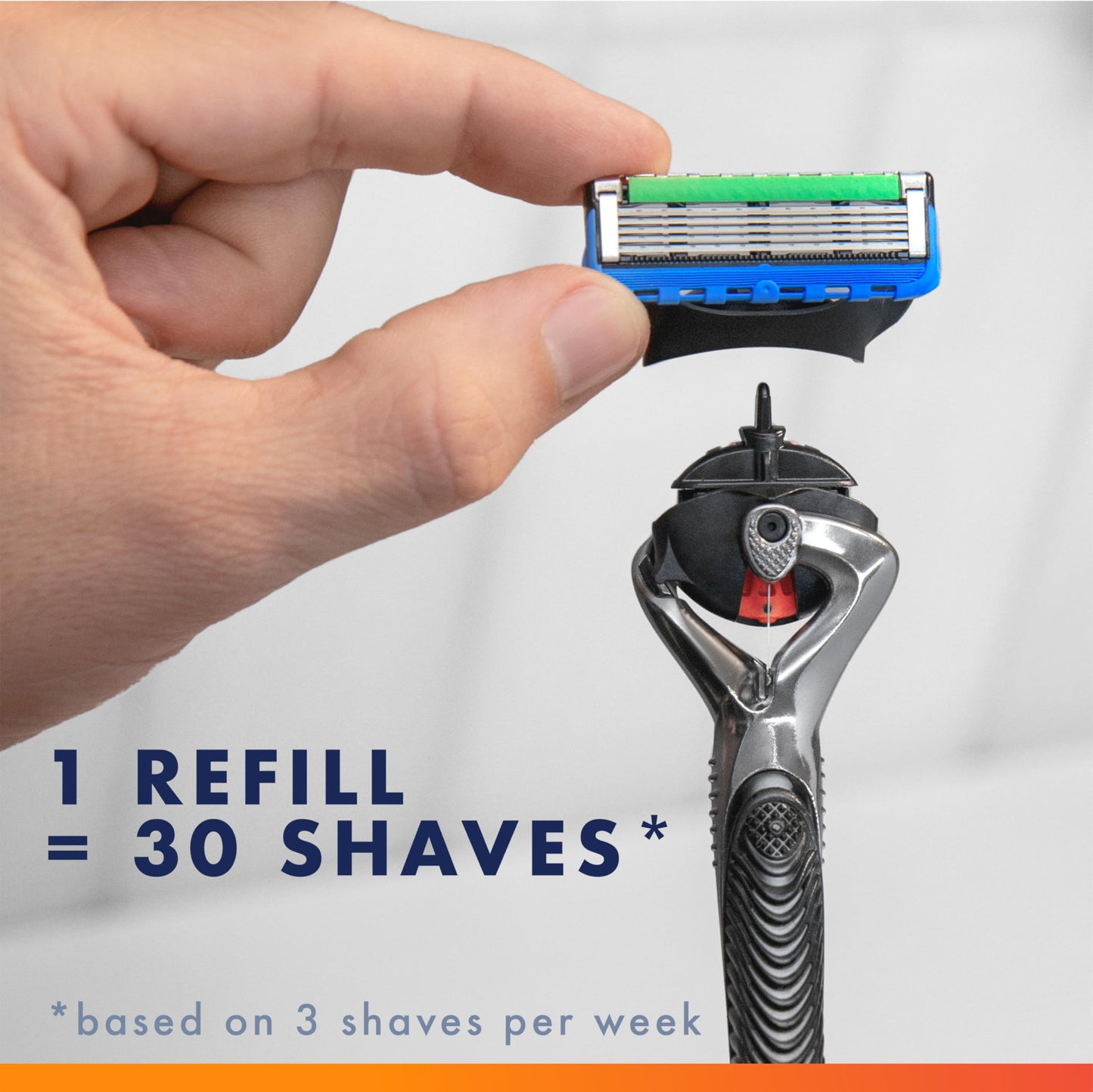 Gillette Fusion5 ProGlide Razor for Men, 12 Blade Refills with Precision Trimmer Beauty and Personal Care Gillette