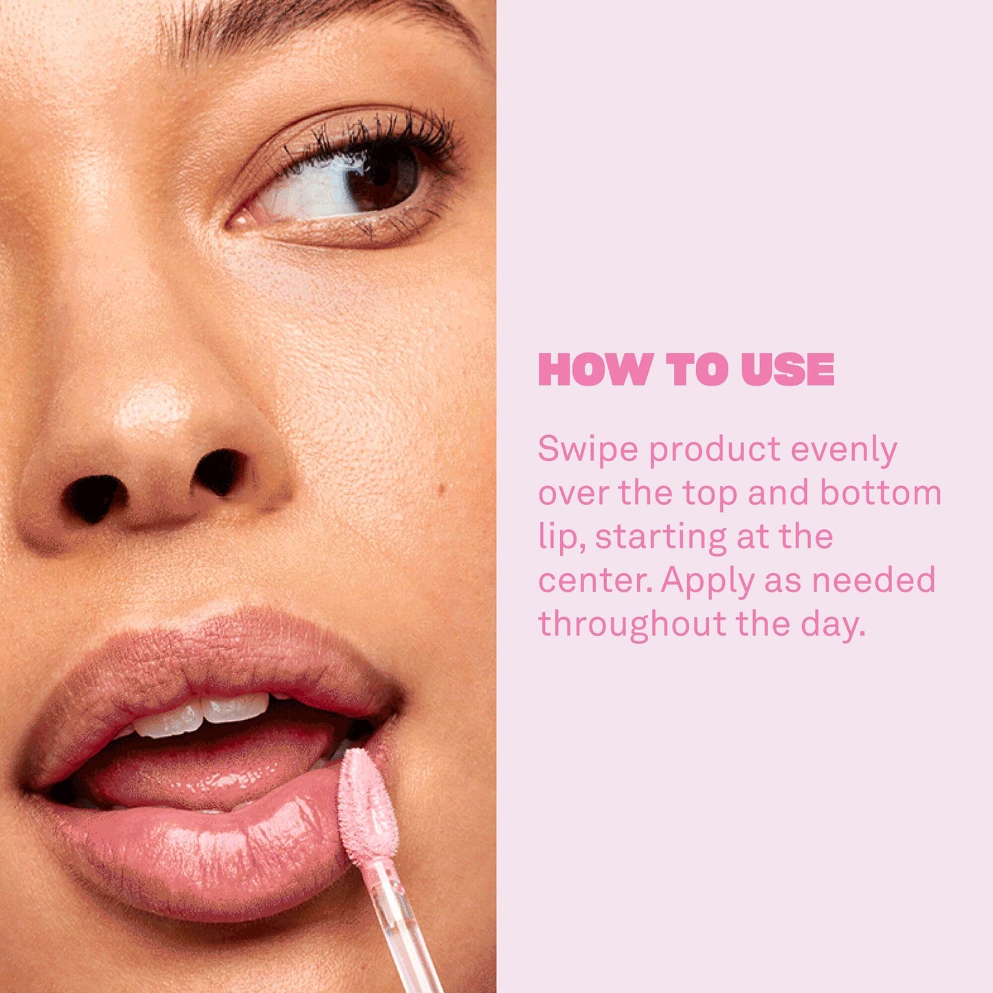 BABE ORIGINAL Plumping Lip Jelly for Fuller Looking Lips | Lip Gloss with Peptides Hyaluronic Acid Plumps & Hydrates Lips | Cruelty-Free, Vegan