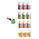 Chap-Ice® | 12-Count Assorted Mini Lip Balm Pack & 1 Lip Balm Keychain with Swivel Clip | Made in USA | 4 Flavors - Cherry, Citrus Orange, Kiwi Lime