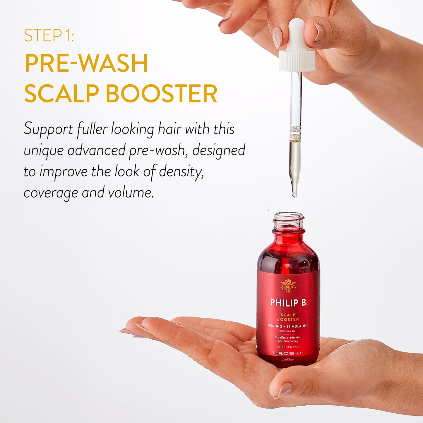 Philip B. Scalp Booster System - Includes Pre-Wash Scalp Treatment, Shampoo, Leave-In Conditioner and Scalp Massager