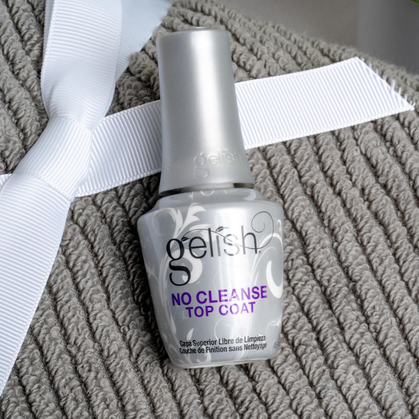 Gelish No-Cleanse No Wipe UV/LED Gel Nail Polish Top Coat Sealer, 15mL Beauty & Personal Care Gelish